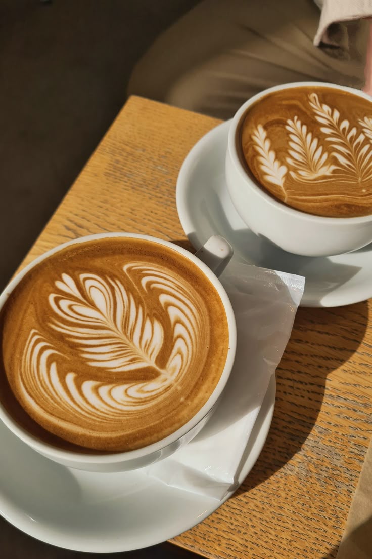 House latte with intricate foam art